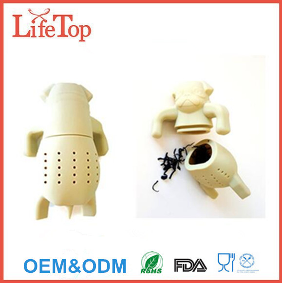 Food Grade Silicone Pug Tea Infuser