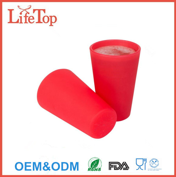 Customized Unbreakable Silicone Pint Glasses Beer Cups