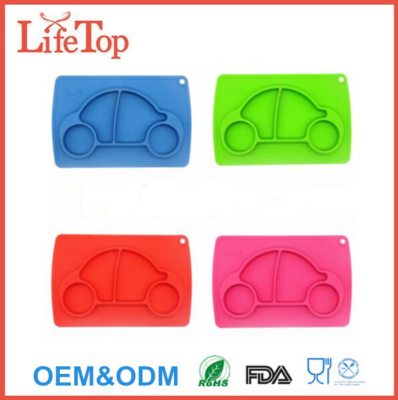 Premium Silicone Car Shaped Placement Mats