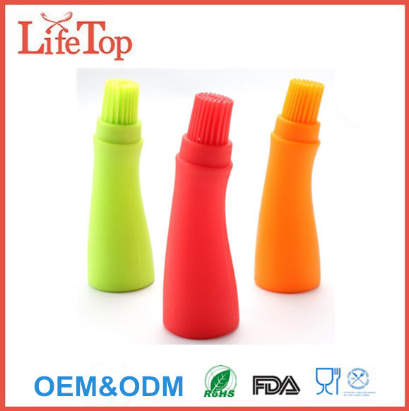 BBQ Basting Tool Silicone Oil Bottle Brush Baster Brushes