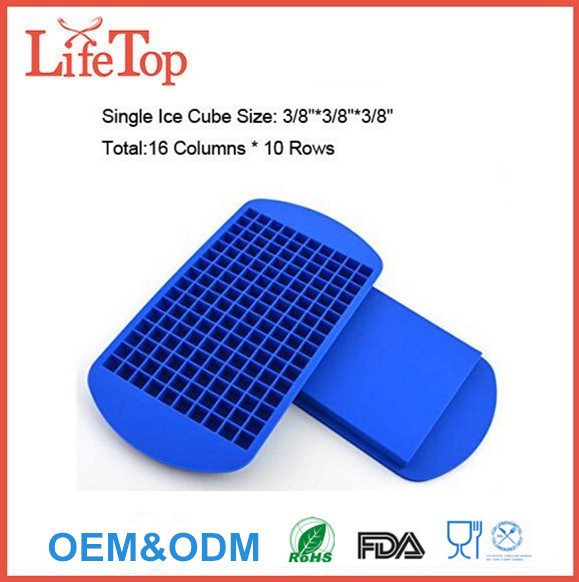 160 Tray Silicone Frozen Mini Ice Cube Tray Candy Mold